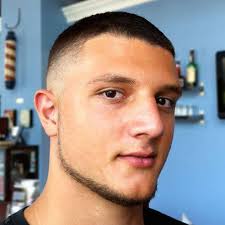 The classic fade haircuts leave a healthy length of hair up top (>3) and taper down from one part line until it lightens up significantly towards the neckline. Pictures Of Men S Buzzcut Haircuts For Low Maintenance