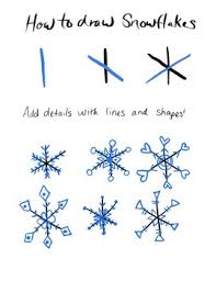 Start by drawing a straight vertical line where you want to have the center of the snowflake. How To Draw Snowflakes By Katie Nichols Teachers Pay Teachers