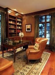 Tips Ideas Overstock Com Masculine Home Offices Home Office Design Cozy Home Office