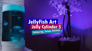 Invertebrate moon jellyfish are consumed as food, especially in china. Jellyfish Art Cylinder 5 Nano Moon Jellyfish Aquarium Unboxing Setup And Review Youtube