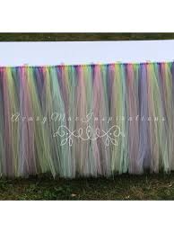 Tulle Table Skirt Tutu Table Skirt Unicorn Tutu Table Etsy Tulle Table Table Skirt Tulle Table Skirt