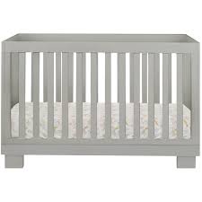 Babyletto Modo 3 In 1 Convertible Crib With Toddler Bed Conversion Kit In Grey Finish Cribs Convertible Crib Rosenberry Rooms