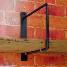 Can not be happier.to my surprise, thick tight threaded long screws for the wall. Industrial Steel Shelf Bracket No 9