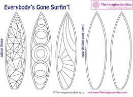 Download this adorable dog printable to delight your child. Free Printable Art Activities For The Classroom Surfboard Surfboard Craft Free Printable Art