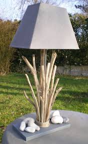 Lampe En Bois Flotte Photo De Lampes La Belle Au Bois Flotte Lampe Bois Lampe Bois Flotte Decoration Bois Flotte