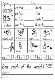 Phonics Worksheets Ch Tch Dmmb Worksheets Phonics Worksheets Teaching Phonics Phonics