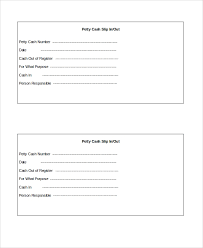 Always check your till slips, to ensure that no unauthorised cash withdrawals have been made at the till point and the correct amounts have been debited. Free 7 Sample Cash Slip Templates In Ms Word Pdf