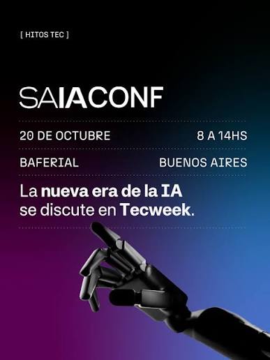 La IA ya es parte de nuestras vidas. La discusión ahora es cómo queremos  usarla. Ese es uno de los debates que la Sociedad Argentina de Inteligencia  Artificial lleva con SAIAConf a
