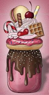 Dessin Nouriture Gateau Dessin Dessin Cupcake Art De Crayon De Couleur