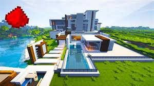 This collection is for great redstone builds in minecraft. Minecraft Modern Redstone House Map Download Modernes Haus
