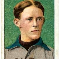 Johnny Evers, Chicago Cubs, baseball card portrait]