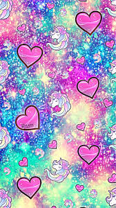 Interesting Art Unicorns Hearts Image By Mpink