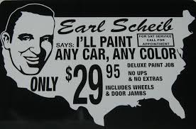 Cars We Remember: Reader recalls Earl Scheib paint centers and seeks  recommendation