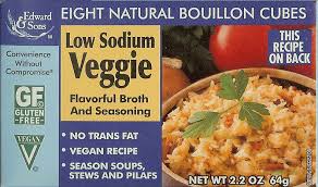 Browse hundreds of low sodium recipes. Edward Sons Veggie Low Sodium Bouillon Cubes