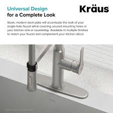 Buydirect provides comprehensive information about your query. Kraus Kitchen Faucet 10 Deck Plate In Chrome Kitchen Sink Faucet Replacement Parts