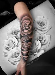Realistic Rose Tattoo Women Tattoo Sleeve Roses 2020 Stuedevilish Realistic Rose Tattoo Sleeve Tattoos For Women Arm Tattoos For Guys