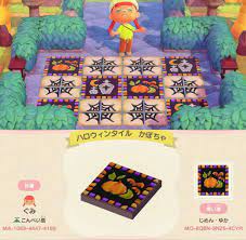 Halloween Tile Acnh Halloween Animals Animal Crossing Animal Crossing Qr