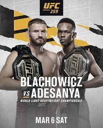 Blachowicz vs adesanya in slow motion.subscribe to get all the latest ufc content: Ufc 259 Start Time What Time Is Blachowicz Vs Adesanya