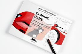 Get your hands on a customizable coloring book postcard from zazzle. Colouring Book Classic Cars Postcards Pen Lovers Paradise