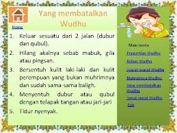 Soalnya dulu ketika saya sd, guru agama sering bertanya pada saya, rukun wudhu ada berapa ? Ada Berapa Perkara Yang Membatalkan Wudhu