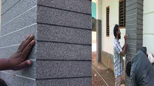 Asian paint texture acrylic putty rular dana mohali chandigarh panchkula best painter gaffar tech. Exterior Sand Stone Texture Design On Highlighting Pillers In House Jotun Paints Youtube