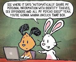 Social Media Privacy Settings Funny Cartoon Quotes Facebook Humor Funny Cartoons