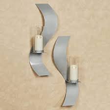 4 out of 5 stars with 41 ratings. Candleholders Chaya Geometric Wall Sconces Brown Each Measures 6 Wx8 Dx23 H Set Of 3 Home Kitchen Belasidevelopers Co Ke