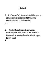 Nascar shop has the best selection of nascar diecasts available. Acceleration Practice 2 Docx Acceleration Practice 1 If A Creature Cats Ferrari With An Initial Speed Of 10 M S Accelerates At A Rate Of 50 M S S For Course Hero