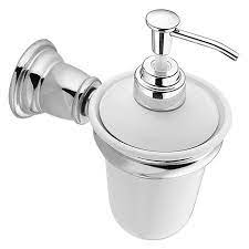 Interdesign® vine kitchen sink soap dispenser pump and sponge caddy in bronze. I Pinned This Kingsley Wall Mount Soap Dish From The Moen Event At Joss Main Wall Mounted Soap Dispenser Soap Dispenser Lotion Dispenser