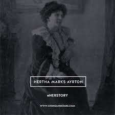 She fought hard against the gender limitations of her chosen profession, sometimes successfully and sometimes not. Phoebe Sarah Hertha Ayrton 28 April 1854 23 August 1923 Was A British Engineer Mathematician Physicist And Inventor Sand And Water Literature Royal Society