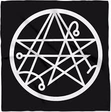 Necronomicon Seal 24 X 24 Altar Banner Cloth Cthulhu Tattoo Lovecraft Cthulhu Cthulhu Mythos Cthulhu larp prop azathoth necronomicon lovecraft arkham witch magick occult art. lovecraft cthulhu cthulhu mythos