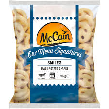 We did not find results for: Mccains Menu Signatures Potato Smiles 10x907g