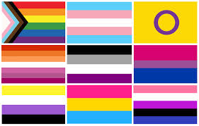The flag consists of four horizontal stripes: Flags Of The Lgbtiq Community Outright Action International
