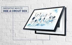 Basement makeover basement renovations basement ideas walkout basement remodeling mobile homes home remodeling electric box electric panel cover breaker box. Innovative Ways To Hide A Circuit Breaker Box