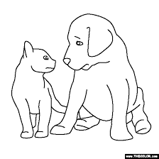 Forget about printable coloring pages: Baby Animals Online Coloring Pages