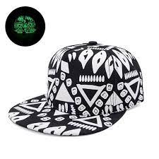 Fashion Graffiti Baseball Cap Hip Hop Snapback Caps Fluorescent Light For Men Women Girl Cap Boy Snapback Cap Snapback