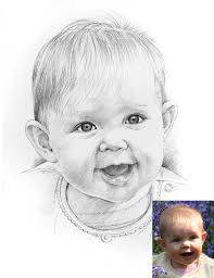 Pencil drawing is an art form that has been prevalent in the creative world from years. Baby Pencil Portrait Drawing By Margaret Scanlan Pencil Portrait Drawing Portrait Drawing Baby Drawing