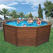 Piscine En Bois Avec Pompe A Cartouches K2o 310 X 105 Cm Poolfunstore
