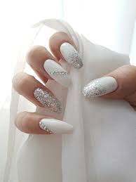 They Re Soooo Pretty Especially For Wedding Look At That Fullcover Glittery Diamond Nails In White Diamond Nail Designs White Coffin Nails Diamond Nails Plus, becoming your own nail technician can save you some major dough.