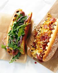 Everybody knows that hot dogs are little sausages served in buns. the point is not that hot dog means both the sausage and the sausage on a bun although that is interesting in itself. Hot Dog Sausage Recipes Sunset Magazine