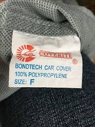 Coverite Bondtech Car Cover 100 Polypropylene Size F Ebay