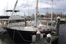 Just sailing with my fisher 37 motorsailer. 37 Fisher Ketch Motorsailer For Sale Ketch Mariner Curtis Stokes Yacht Brokerage