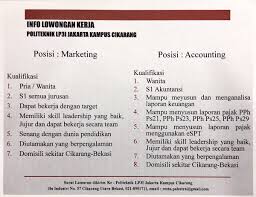 Portal informasi lowongan kerja terbaru daerah cikarang bekasi, karawang, bogor, jakarta, dan tangerang untuk lulusan sma/smk dan d3/s1 pt musashi auto parts indonesia merupakan perusahaan yang berlokasi di kawasan ejip cikarang dan suryacipta karawang yang bergerak di. Loker Cikarang Email Info Lowongan Kerja Gratis