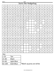 Sonic The Hedgehog Advanced Multiplication Coloring Squared Math Coloring Worksheets Fun Math Worksheets Math Mystery Picture