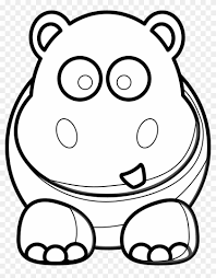 Hippo Clipart Coloring Book Baby Hippo Coloring Pages Free Transparent Png Clipart Images Download