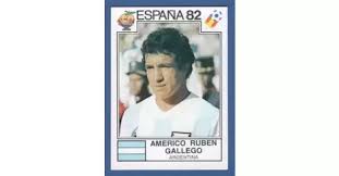 Il campionato mondiale di calcio 1982 o coppa del mondo fifa 1982 (in spagnolo: Americo Ruben Gallego Argentina Espana 82 World Cup Sticker 173