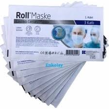 Roll Lastikli Steril Cerrahi Maske 40 Li Fiyati