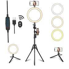 Tcbrilli Ring Light With Stand Ring Light With Stand Led Selfie Ring Light Selfie Ring Light