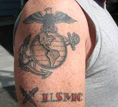 As for the us marines, a bulldog is a common component of their tattoo art. Usmc Lettering Tattoos Shefalitayal