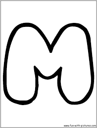 Here's a set of printable alphabet letters coloring pages for you to download and color. Bubble Letter M Coloring Page Bubble Letters Alphabet Coloring Pages Coloring Pages